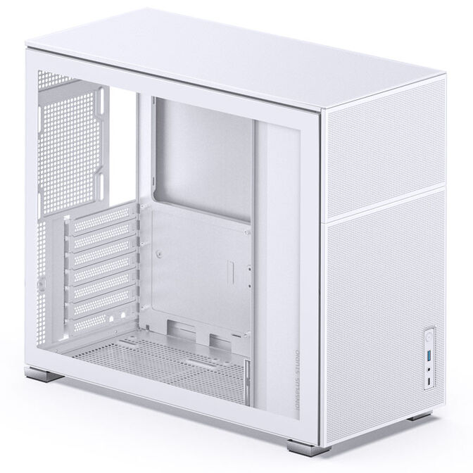 Jonsbo D41 MESH ATX Case, Tempered Glass - white image number 1