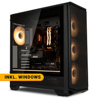 KingForge Gaming-PC Gold, AMD Ryzen 5 7500X3D, RTX 5070, Phanteks Eclipse G400A &ndash; Fertig-PC mit Windows
