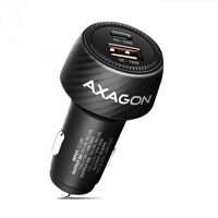 AXAGON PWC-PQ48 Car Charger, USB-C with Power Delivery 3, USB-A with Quick Charge 4+ - black