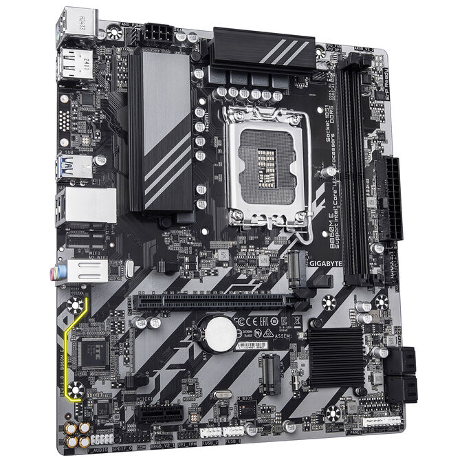 GIGABYTE B860M E Mainboard, Sockel LGA 1851, Intel B860, mATX, DDR5 image number 1