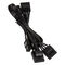 Kolink modulares Anschluss-Kabel f&uuml;r Continuum-Netzteile 4x Molex - schwarz