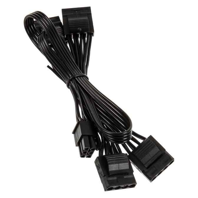 Kolink modulares Anschluss-Kabel f&uuml;r Continuum-Netzteile 4x Molex - schwarz image number 0
