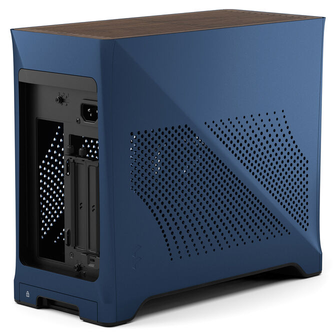 Fractal Design Era 2 Mini-ITX Geh&auml;use, Walnussholz-Panel &ndash; Blau image number 8