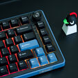 Ducky OK-M 75 Gaming-Tastatur, 75%, Hot-Swap-f&auml;hig, RGB, ANSI - KTT Baby Blue Switches image number null