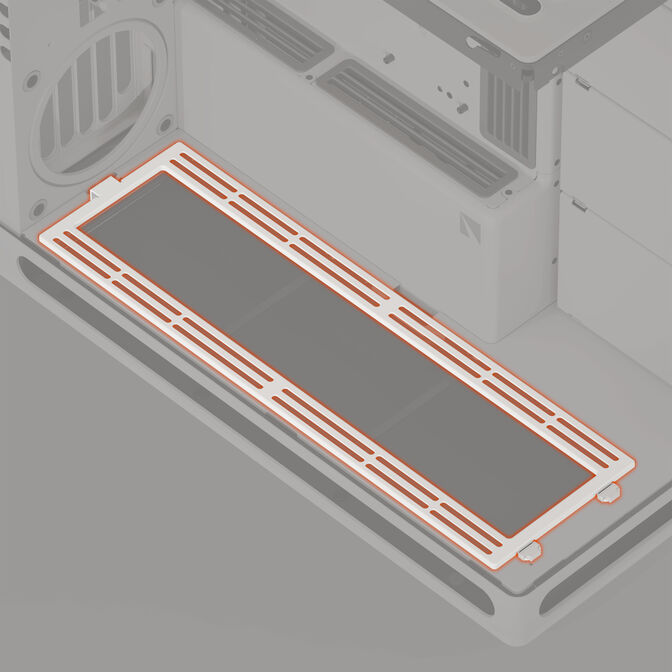 HAVN HS 420 Bottom fan Bracket - white image number 2