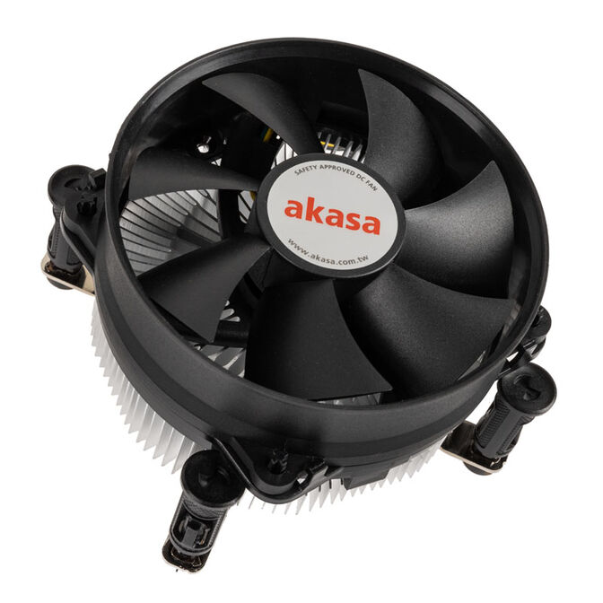 Akasa AK-CC6603EP01 Low Profile CPU Cooler - Socket LGA 1700, 59.2mm high image number 0