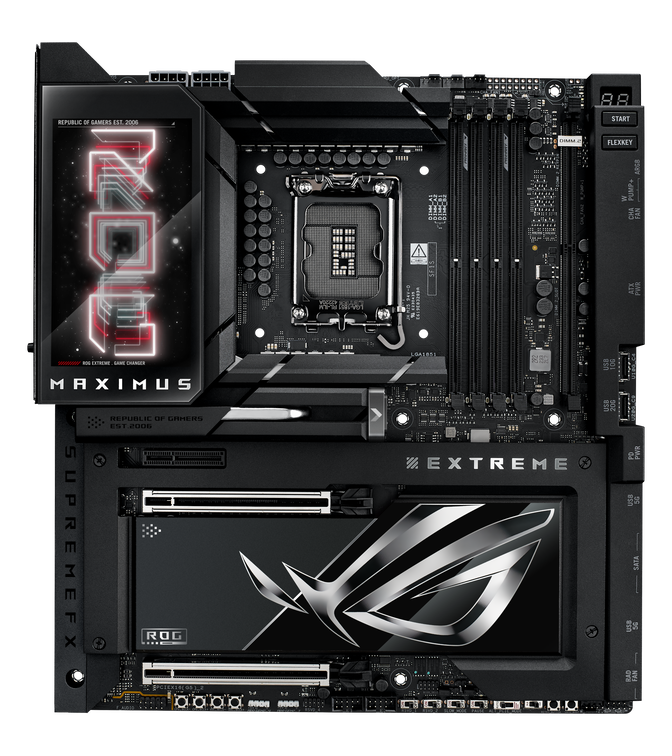 ASUS ROG Maximus Z890 EXTREME Mainboard, Sockel LGA 1851, Intel Z890, E-ATX, DDR5 image number 1