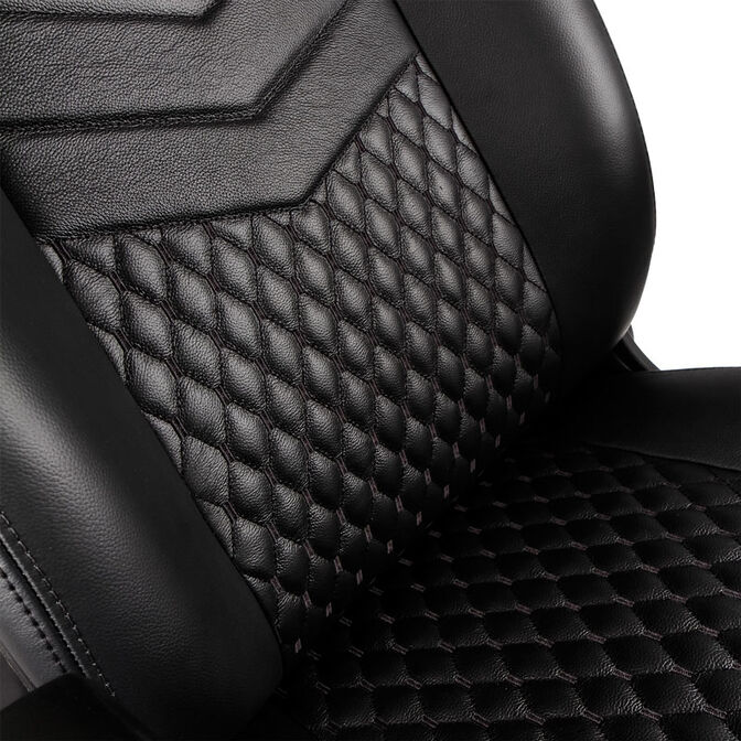 noblechairs ICON Echtleder Gaming Stuhl - schwarz/schwarz image number 5