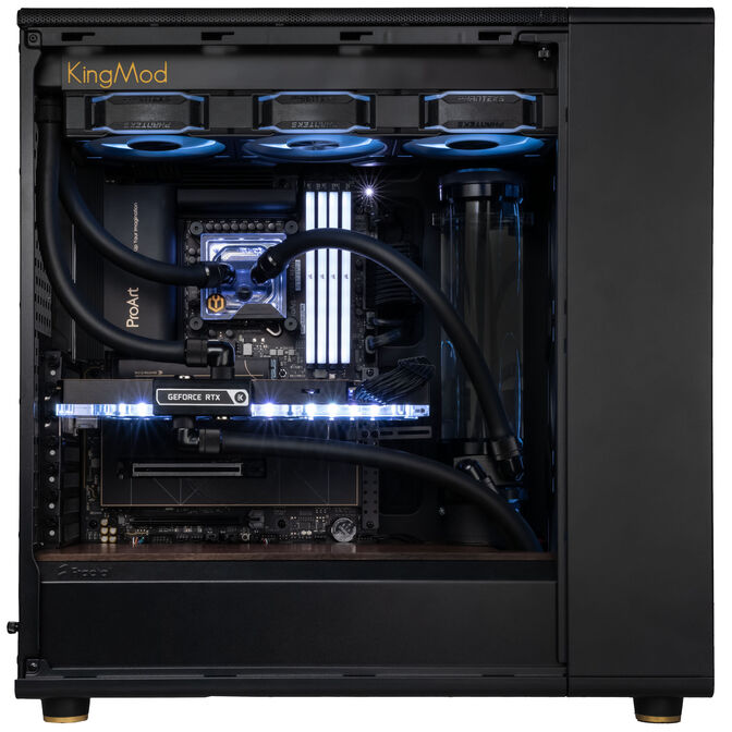 King Mod Gaming-PC Red Nova, AMD Ryzen, NVIDIA GeForce RTX 5090 - Custom Wasserk&uuml;hlung image number 2