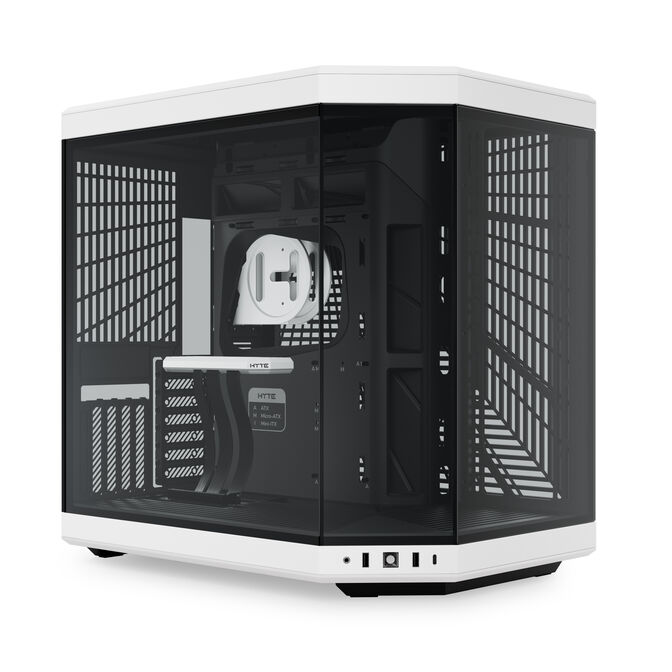 Hyte Y70 PC-Geh&auml;use, Midi Tower, ATX, Tempered Glass - schwarz / wei&szlig; image number 0