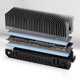 AXAGON CLR-M2XT M.2 SSD Passivk&uuml;hler, Aluminium - 2280 image number null