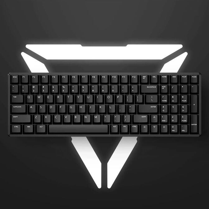 IQUNIX F97 Dark Side Wireless Gaming Tastatur, RGB - MX-Red-Switches image number 7