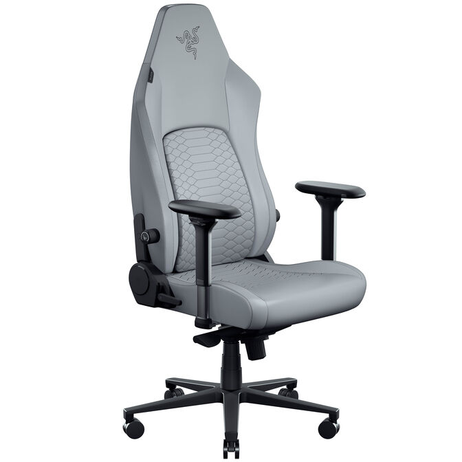 Razer Iskur V2 NewGen Gaming Chair, ergonomic design, HyperFlex lumbar support, 4D armrests - black/light grey image number 0