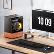 Jonsbo T7 PC Case, Mid Tower, mATX, Tempered Glass - black image number null