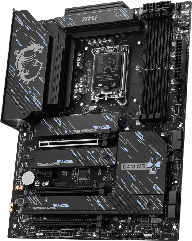 MSI Z890 Gaming Plus WIFI Mainboard, Sockel 1851, Intel Z890, ATX, DDR5 image number 3