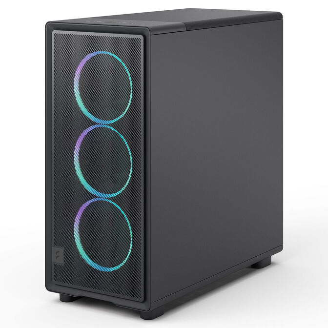 Fractal Design Epoch Black RGB TG Light tint PC case, mid-tower, ATX, tempered glass - black image number 2