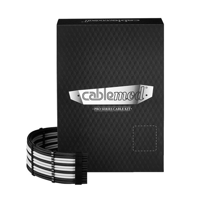 CableMod C-Series PRO ModMesh 12VHPWR Cable Kit f&uuml;r Corsair RM, RMi, RMx (Black Label) - schwarz/wei image number 3