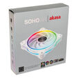 Akasa SOHO AR Addressable-RGB Fan, white - 120mm image number null