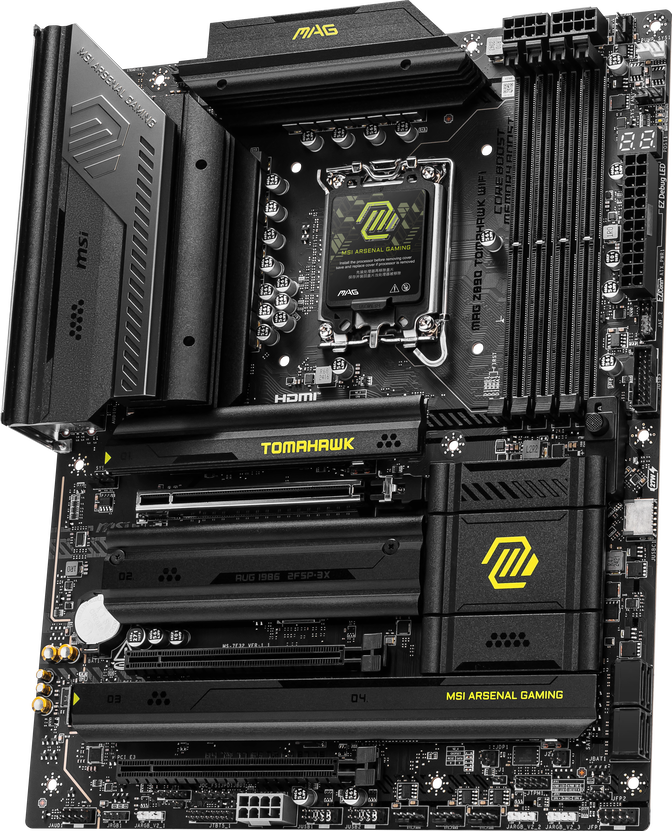 MSI MAG Z890 Tomahawk WiFi motherboard, socket LGA 1851, Intel Z890, ATX, DDR5 image number 3