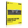 Corsair Vengeance RGB DDR5-6000 RAM, CL36, EXPO - 32 GB Dual-Kit, grey image number null