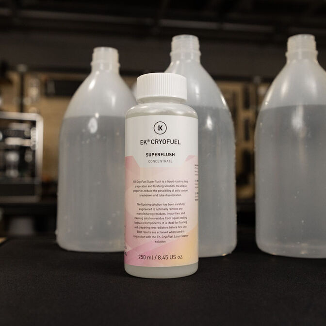 EK Waterblocks EK-CryoFuel Loop Cleaner + Superflush Concentrate - 250ml image number 2