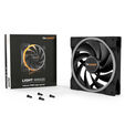 be quiet! Light Wings ARGB PWM L&uuml;fter - 140mm, schwarz, High Speed image number null
