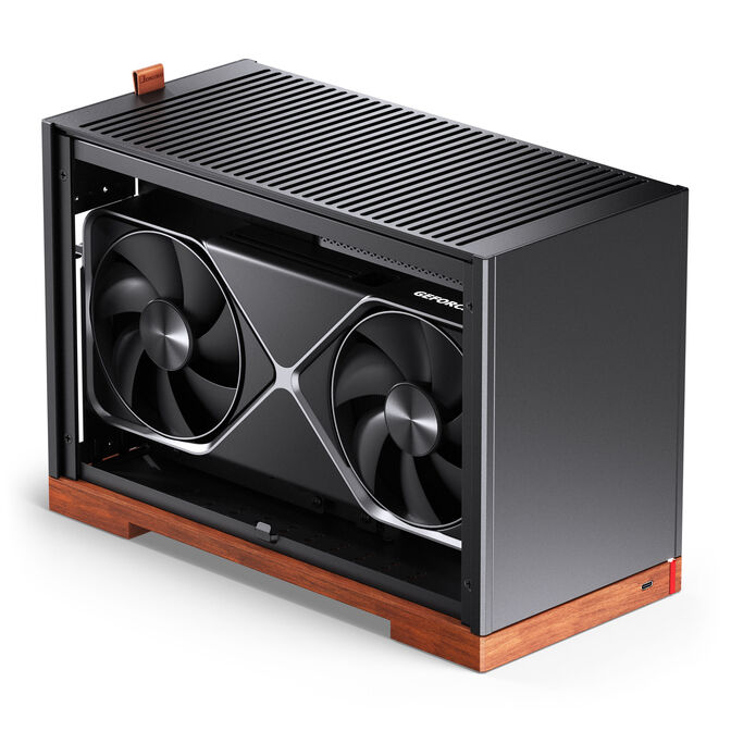 Jonsbo T9 Black PC-Geh&auml;use, Mini-Geh&auml;use, ITX, PCIe 5.0 Riserkabel - schwarz image number 3