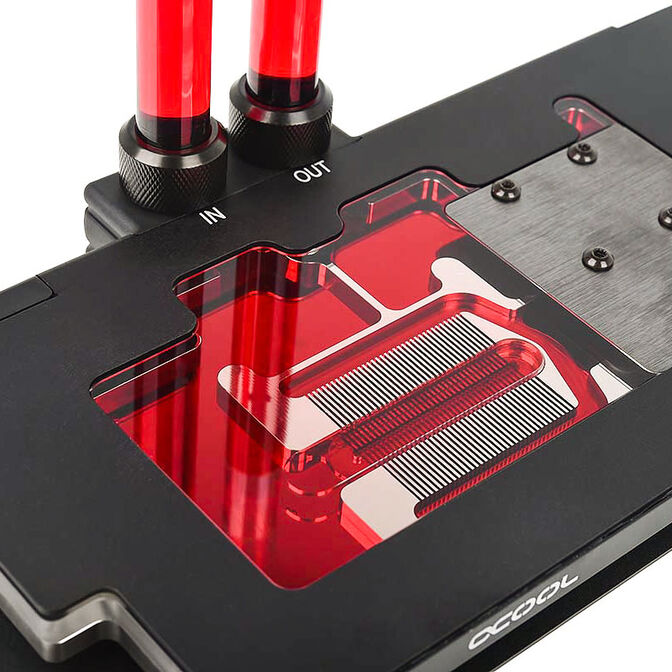 Alphacool Ice Water Crystal Red, 1000ml Ready Mix - red image number 1