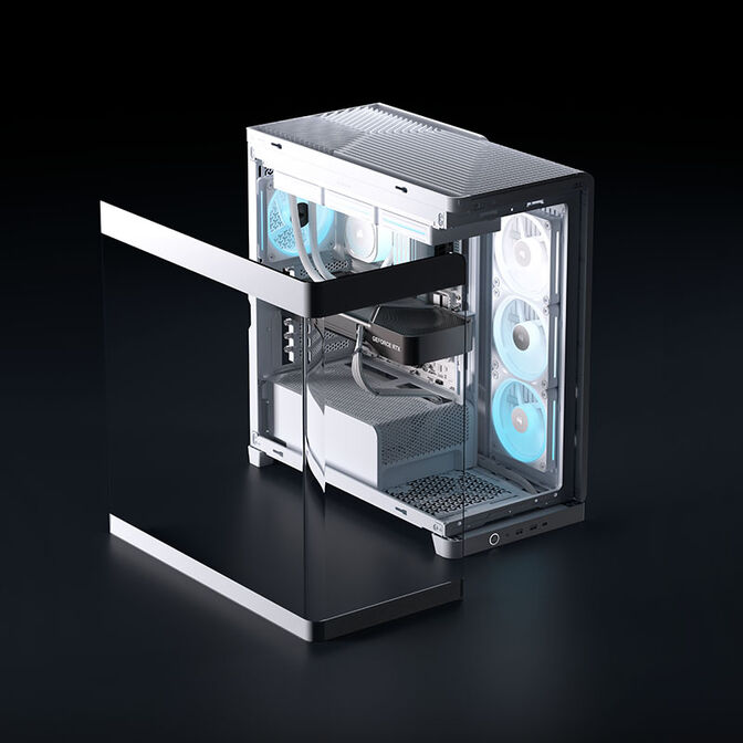 Corsair FRAME 4500X LX-R RGB PC-Geh&auml;use, Midi-Tower, E-ATX, Tempered Glass - wei&szlig; image number 17
