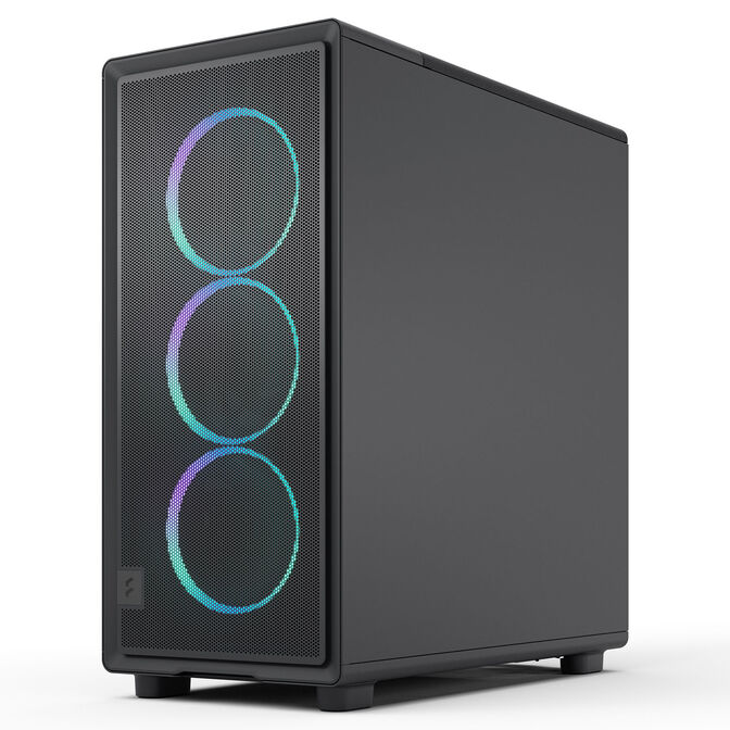 Fractal Design Epoch Black RGB TG Light tint PC case, mid-tower, ATX, tempered glass - black image number 3