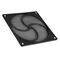 SilverStone SST-FF125B magnetic high-flow dust filter, black - 120mm