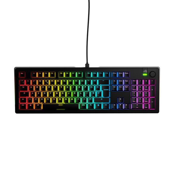 Glorious GMMK 3 Pre-Built Gaming-Tastatur, 100 %, Fox Switches - ISO (UK), schwarz image number 0