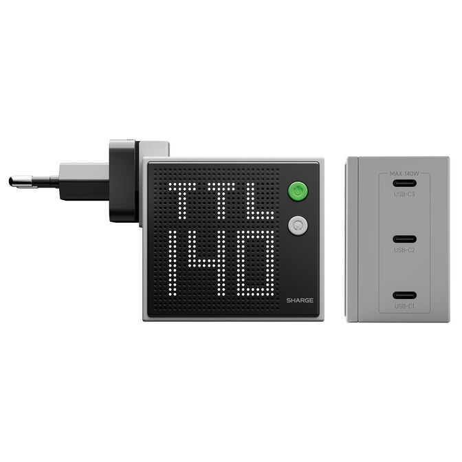 SHARGE Pixel 140W USB-C Charger - Grey image number 2