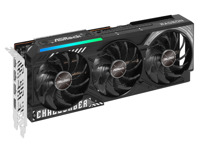 ASrock Radeon RX 9070 Challenger Grafikkarte, 16384 MB GDDR6 image number 1