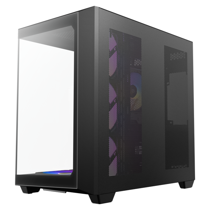 Antec C5 Computer Case, Mid-Tower, ATX, RGB, Tempered Glass - black image number 12