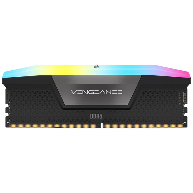 Corsair Vengeance RGB DDR5-6000 RAM, CL36, XMP - 32 GB Dual-Kit, black image number 3