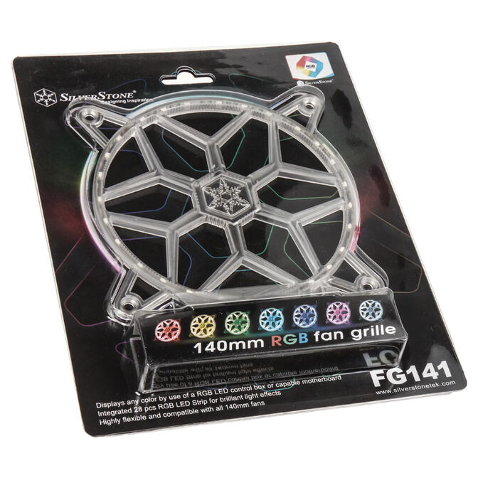 SilverStone SST-FG141, 140mm RGB fan grill image number 7