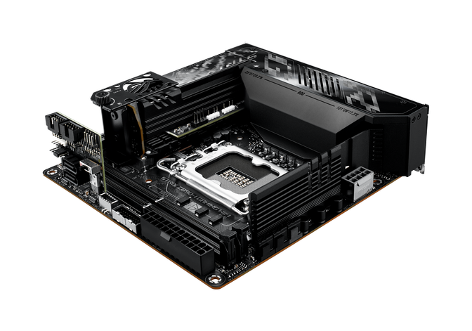 ASUS ROG Strix Z890-I Gaming WiFi motherboard, LGA 1851 socket, Intel Z890, Mini-ITX, DDR5 image number 9