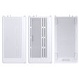 Jonsbo D200 PC Case, Mini Tower, mATX, Tempered Glass - white image number null
