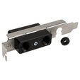 aqua computer G1/4 case passthrough via slot bracket image number null
