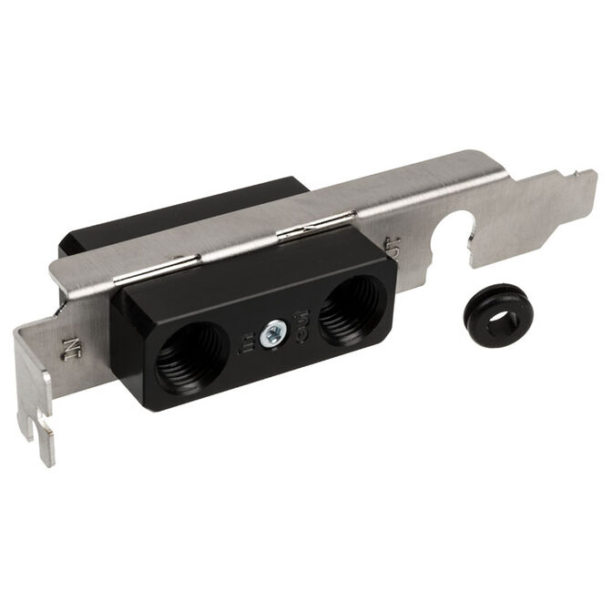 aqua computer G1/4 case passthrough via slot bracket image number 0