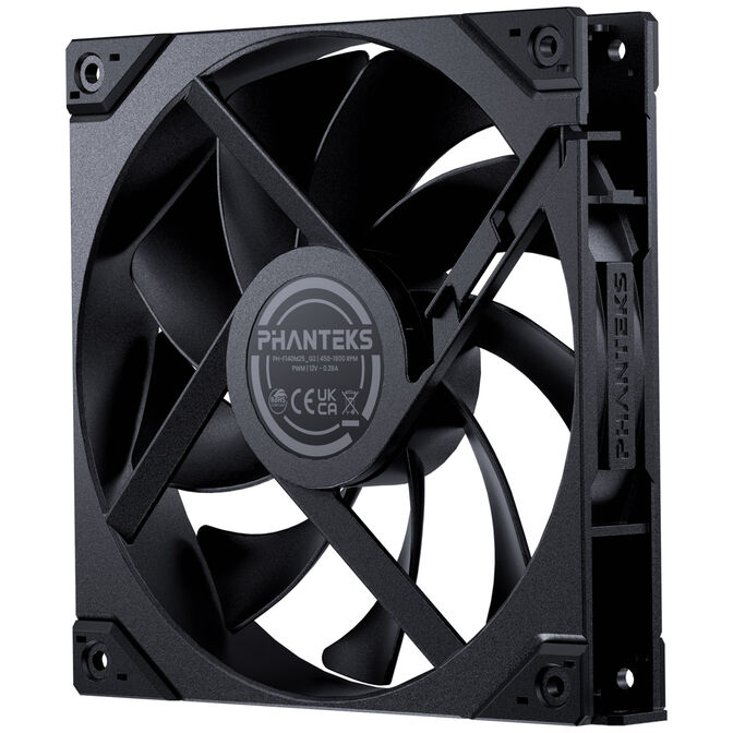 PHANTEKS M25 Gen2 PWM Fan, 3-Pack - 140mm, Black image number 4