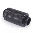 Alphacool ES D-Plug, 31.5-46.5mm, G1/4 male to G1/4 male - black image number null