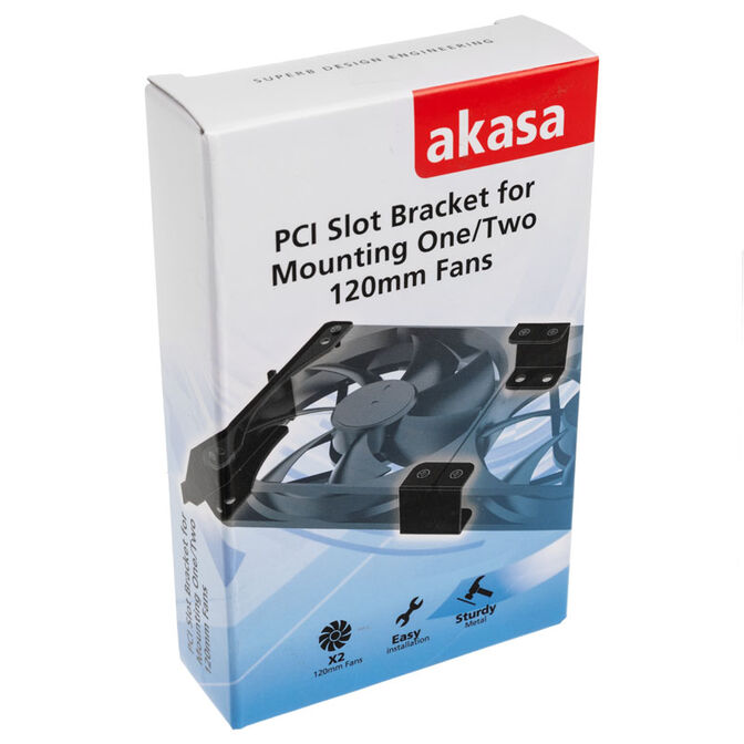 Akasa PCI slot mounting system for fans - 120mm image number 5