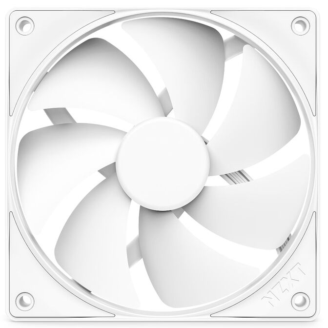 NZXT F140P V2 PWM Fan, Static Pressure - 140mm, White image number 1
