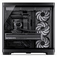 JONSBO TK-4 Wood PC Case, Mid Tower, ATX, Tempered Glass - black image number null