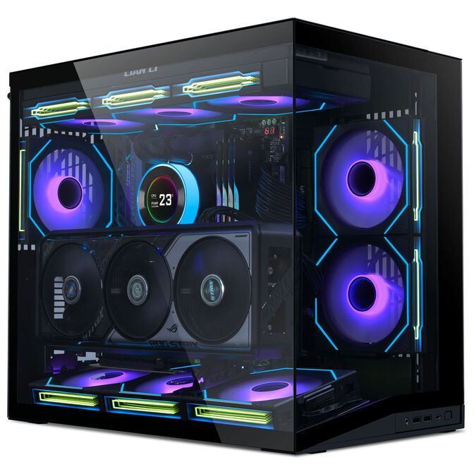 Lian Li O11 Dynamic Mini V2 PC-Geh&auml;use, Mini-Geh&auml;use, ATX, Tempered Glass - schwarz image number 1