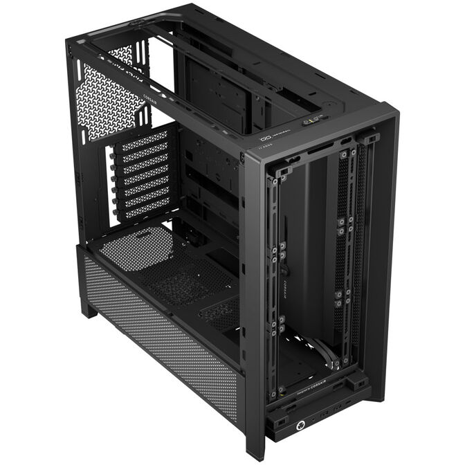 Corsair Frame 4000D PC case, Mid Tower, E-ATX, Tempered Glass - black image number 1