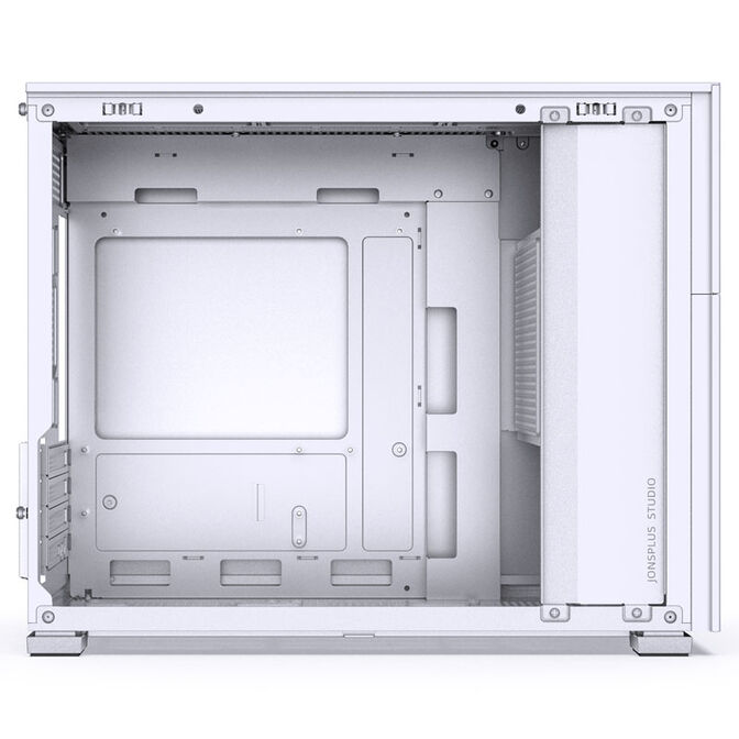 Jonsbo D31 Micro-ATX Geh&auml;use, Tempered Glass - wei&szlig; image number 4
