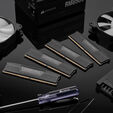 Corsair Vengeance DDR5-5600 RAM, CL40, XMP 3.0 - 128 GB Quad Kit, black image number null